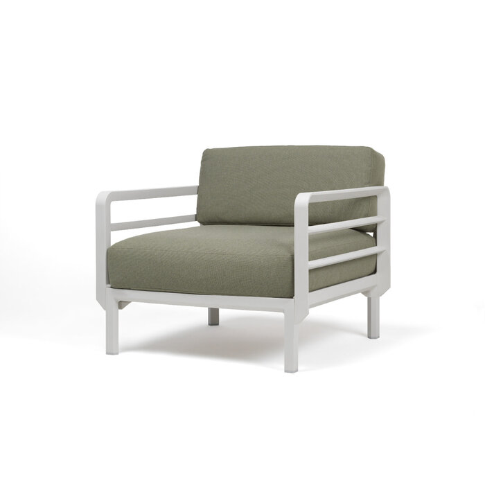 Nardi Nardi Maximo Loungestoel Modulair - Gesso licht grijs frame - diverse Sunbrella kussenkleuren -