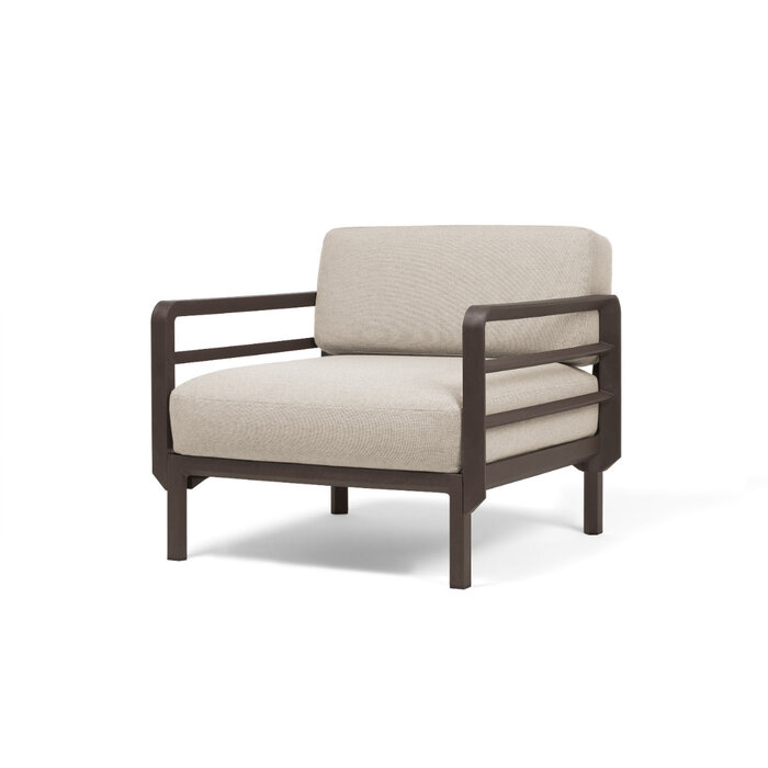 Nardi Nardi Maximo Modular Lounge Chair – Terra Brown Frame – Various Sunbrella Cushion Colors –