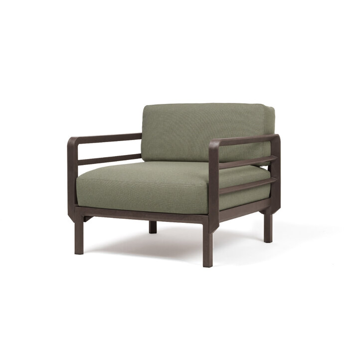 Nardi Nardi Maximo Loungestoel Modulair - Terra bruin frame - diverse Sunbrella kussenkleuren -