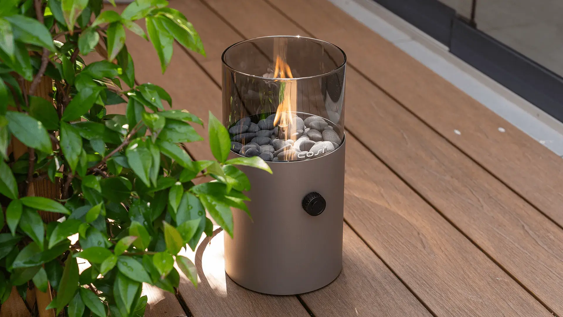 Cosi Cosiscoop Original gaslantaarn clay smoked glas