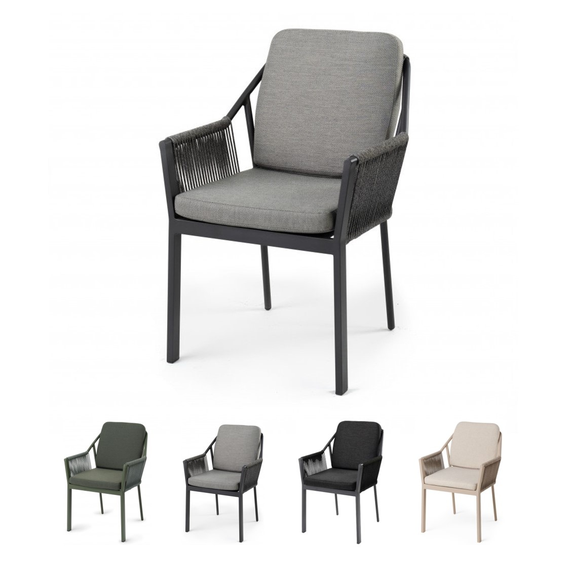 Tierra Outdoor Tierra Outdoor Liv Dining Chair inclusief zitkussens - diverse kleuren -