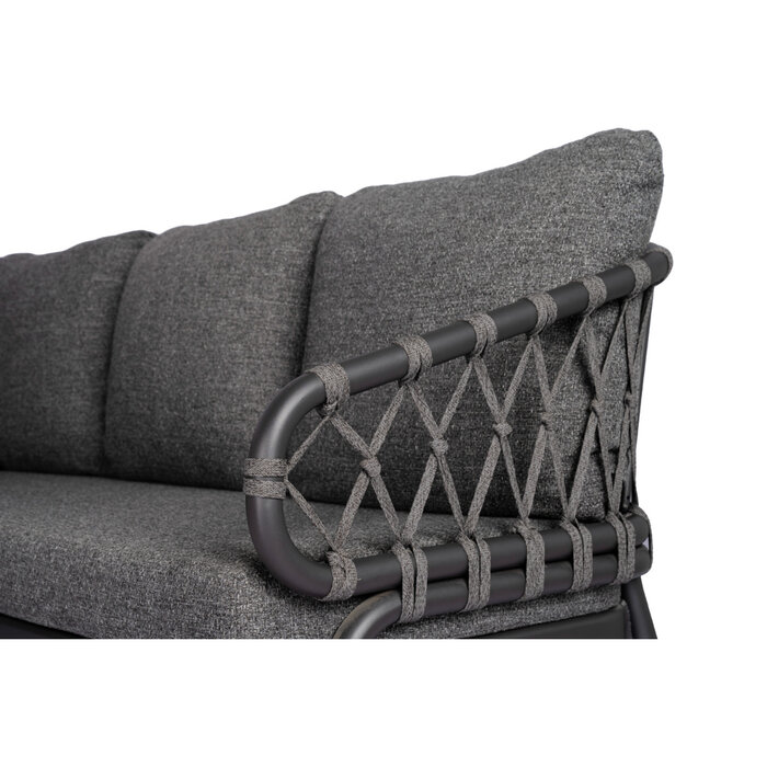 Tierra Outdoor Tierra Outdoor Natal Lounge Dining Set Links Grey -Stone Grey kussens - TO-5577