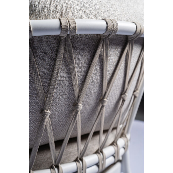 Tierra Outdoor Tierra Outdoor Natal Low Dining Chair Creme White -Dove cushions - TO-5584