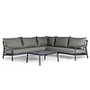Tierra Outdoor Monti Lounge Corner Set Grey -Charcoal cushions - TO-7311