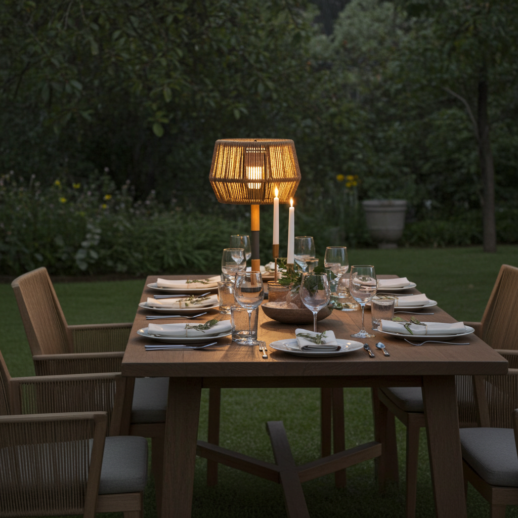 Tierra Outdoor Tierra Outdoor Lumi Solar Lamp Klein Charcoal - 33 rond x 55 cm - TO-8247