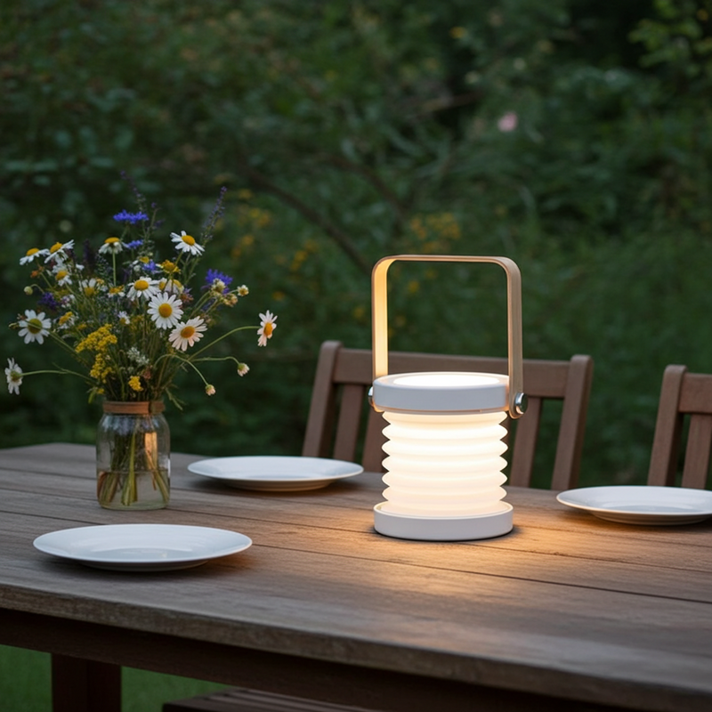 Solar Hamilton Bay opvouwbare en dimbare led lantaarn 20cm hoog