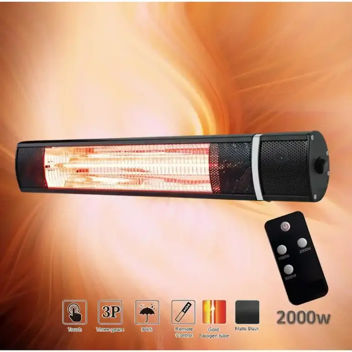 Hamilton Bay Outdoor Hamilton bay heater HB-TW20R 2000W zwart w remote