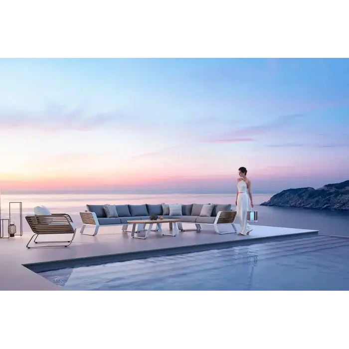 Higold Higold Wing 5-piece XL Corner Lounge Yacht Glue Set White/Grey