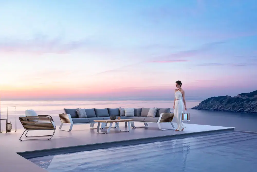 Higold Higold Wing 5-piece XL Corner Lounge Yacht Glue Set White/Grey