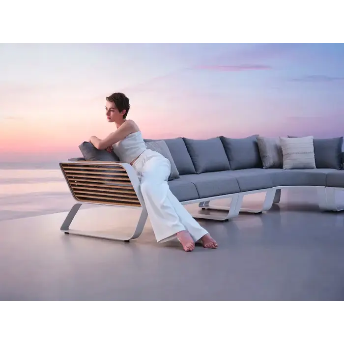 Higold Higold Wing 5-piece XL Corner Lounge Yacht Glue Set White/Grey