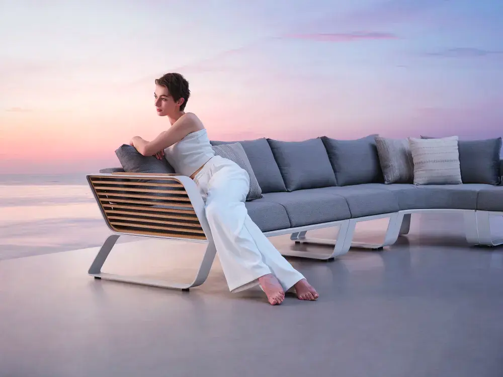 Higold Higold Wing 5-piece XL Corner Lounge Yacht Glue Set White/Grey