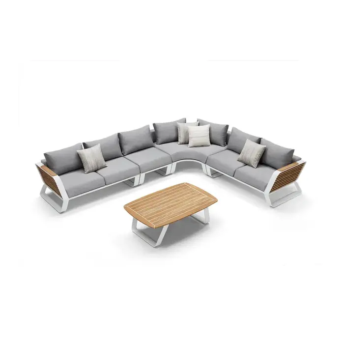 Higold Higold Wing 5-piece XL Corner Lounge Yacht Glue Set White/Grey