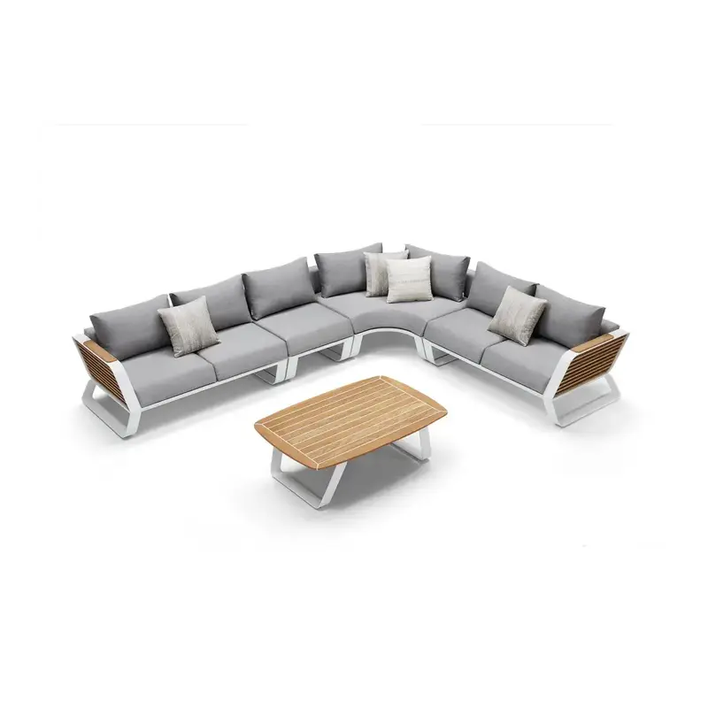 Higold Higold Wing 5-piece XL Corner Lounge Yacht Glue Set White/Grey