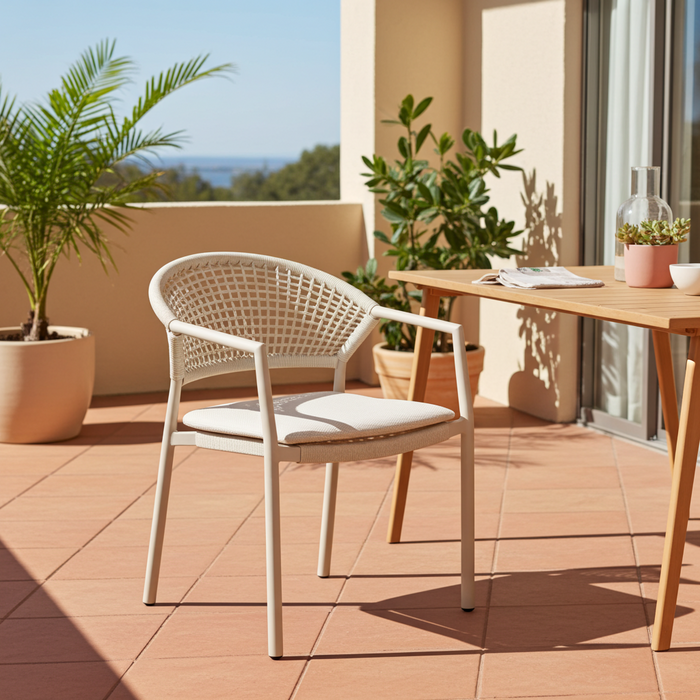 Hartman Hartman Taragona stapelbare dining tuinstoel -