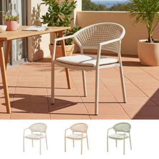Hartman Hartman Taragona stapelbare dining tuinstoel -