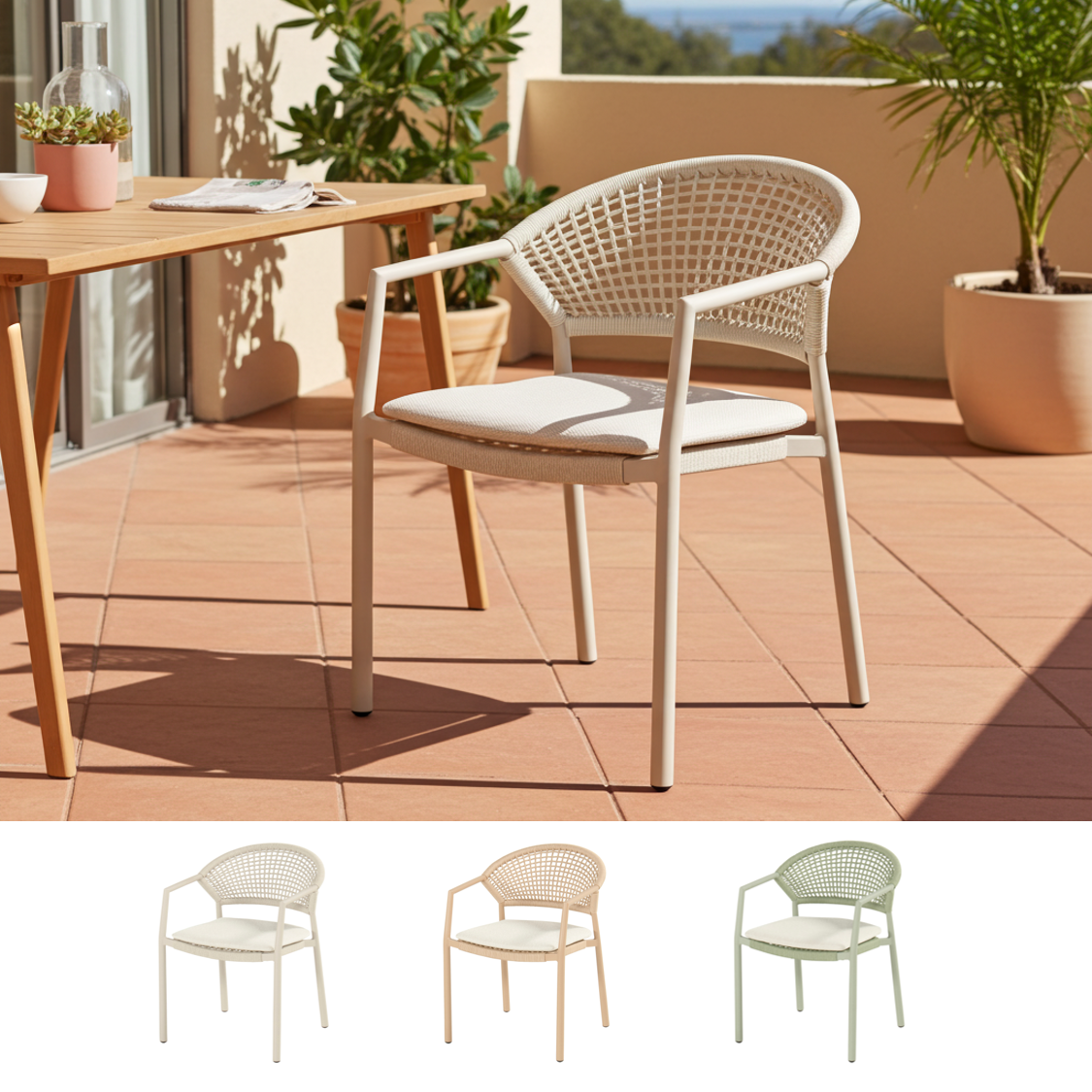 Hartman Hartman Taragona stackable dining garden chair -