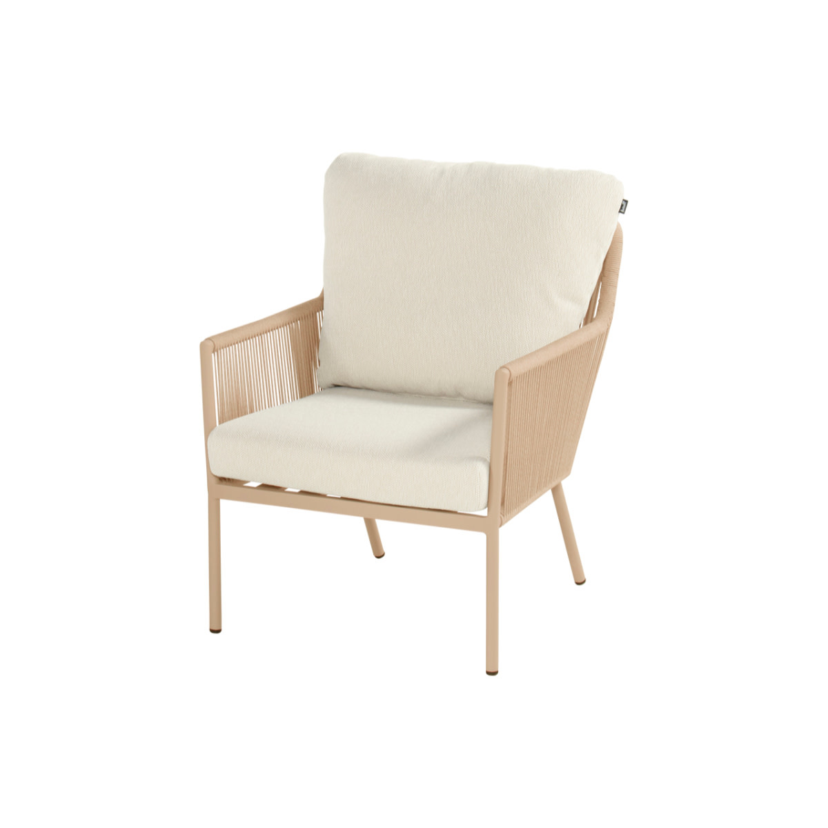 Hartman Hartman Zaragoza lounge-dining chair Cappuccino with beige cushiona