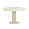 Hartman Girona ronde dining tuintafel 120cm zandkleur frame beige blad