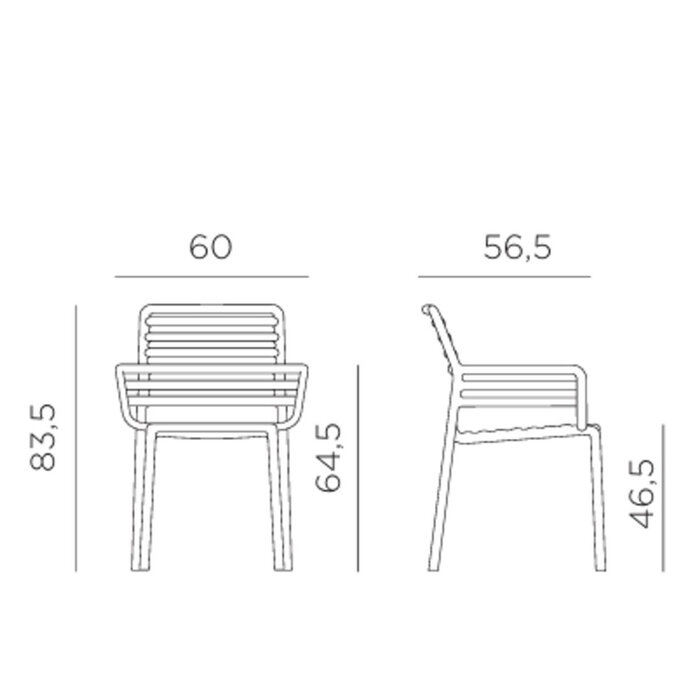 Nardi Nardi Doga armchair Agave Green