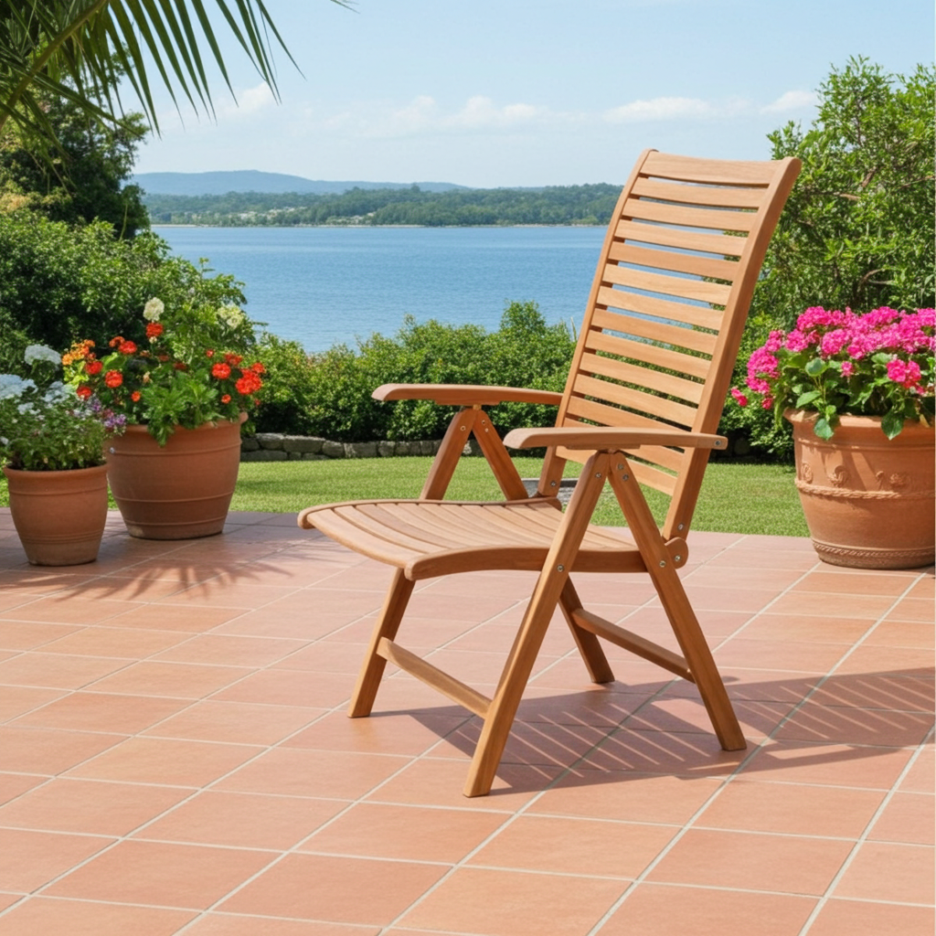 Hamilton Bay Outdoor Hamilton Bay Ergo recliner teakwood - End-OF-Collection