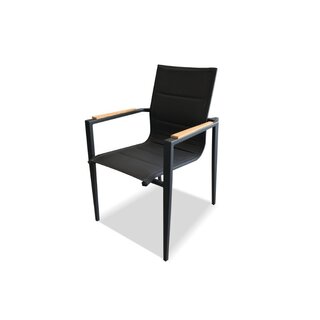Hamilton Bay Outdoor Hamilton Bay OUTDOOR Aurora alu. Dining Chair dark gray sling +teak,