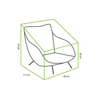 Tierra Outdoor Tierra Outdoor Cover Prince chair cover TO-5368