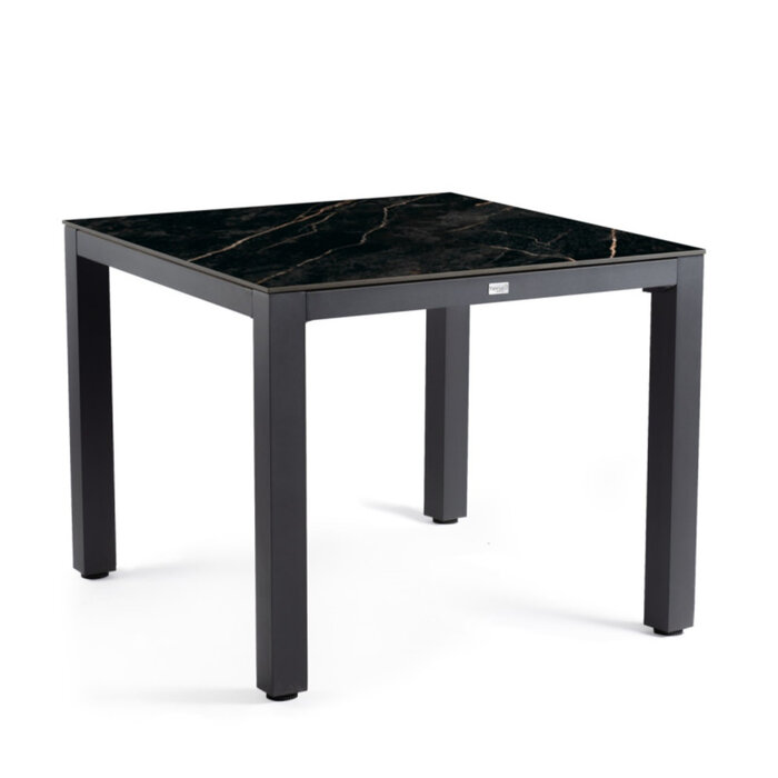 Tierra Outdoor Tierra Outdoor Briga Table Charcoal frame - Trespa HPL Marble