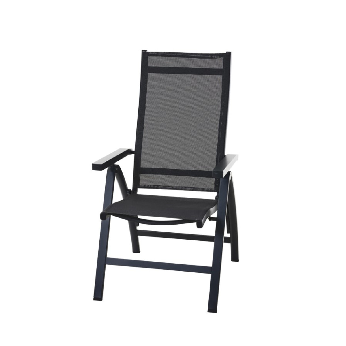 Siena Garden TAYLOR standenstoel VERSTELBAAR Aluminium frame en armleggers - grijs textileen