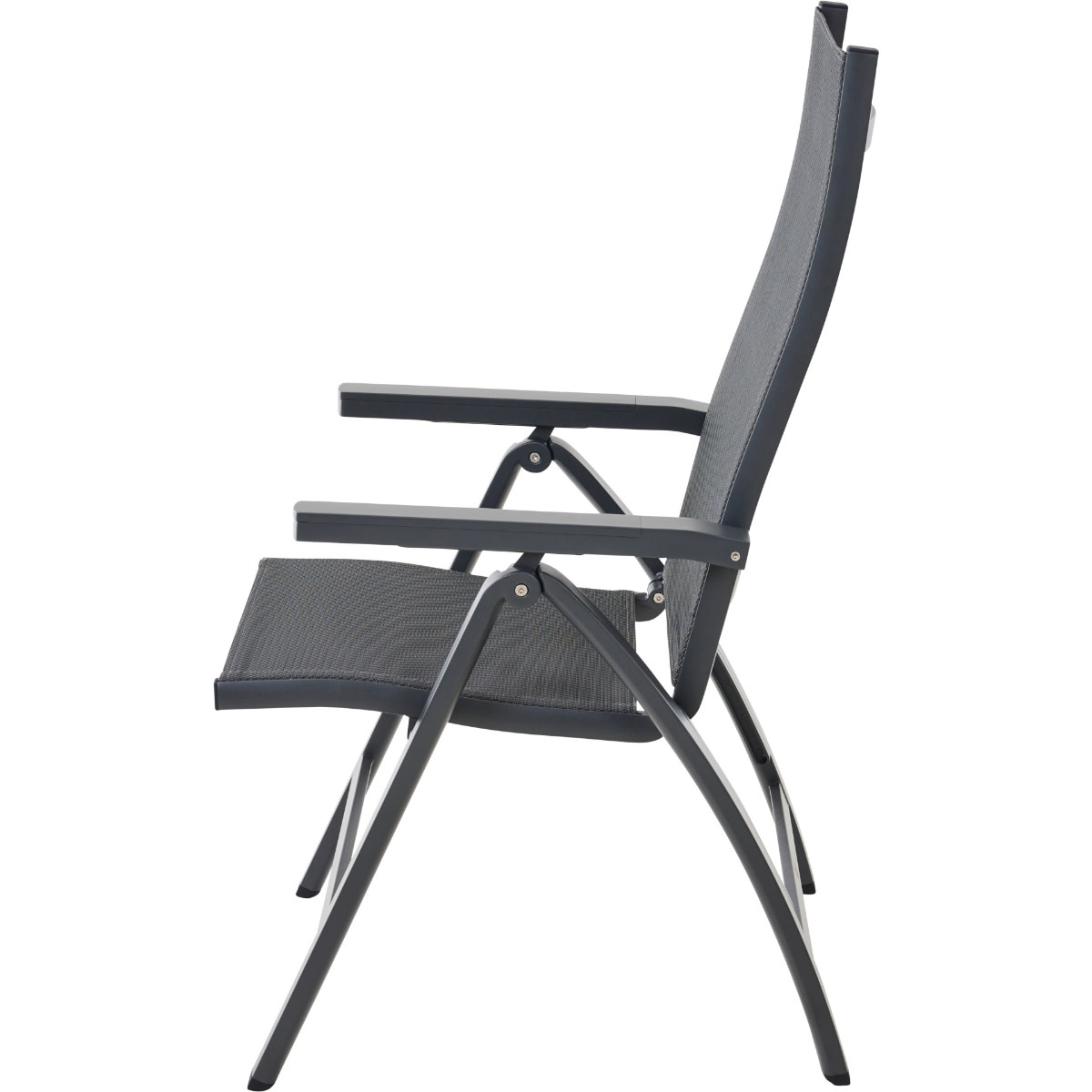 Siena Garden TAYLOR recliner adjustable Aluminum frame and arm rests -  Grey sling