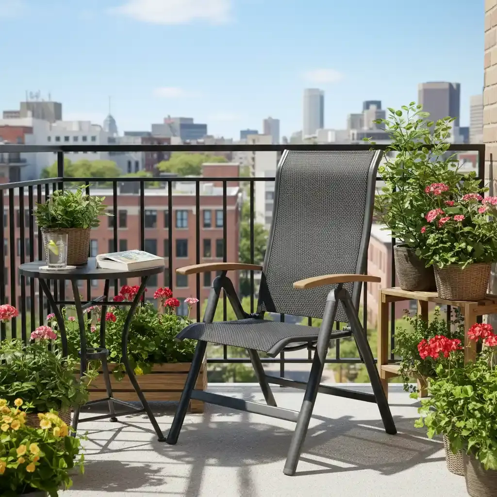 Hartman Hartman-Alice-STANDENSTOEL-TEAK-Xerix-2x2-textilene-100%-Fsc