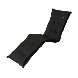Madison Ligbedkussen 200x60cm Rib zwart