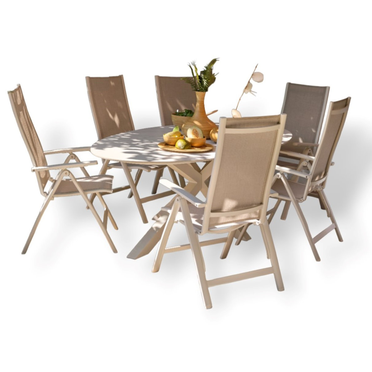 Hartman Hartman Aruba verstelbare stoel - ROYAL WHITE