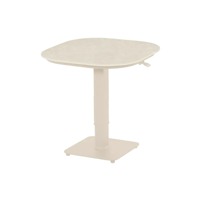 Hartman Hartman TUBB bistro table -70x70cm - height-adjustable - Sand Frame - Ceramic beige top