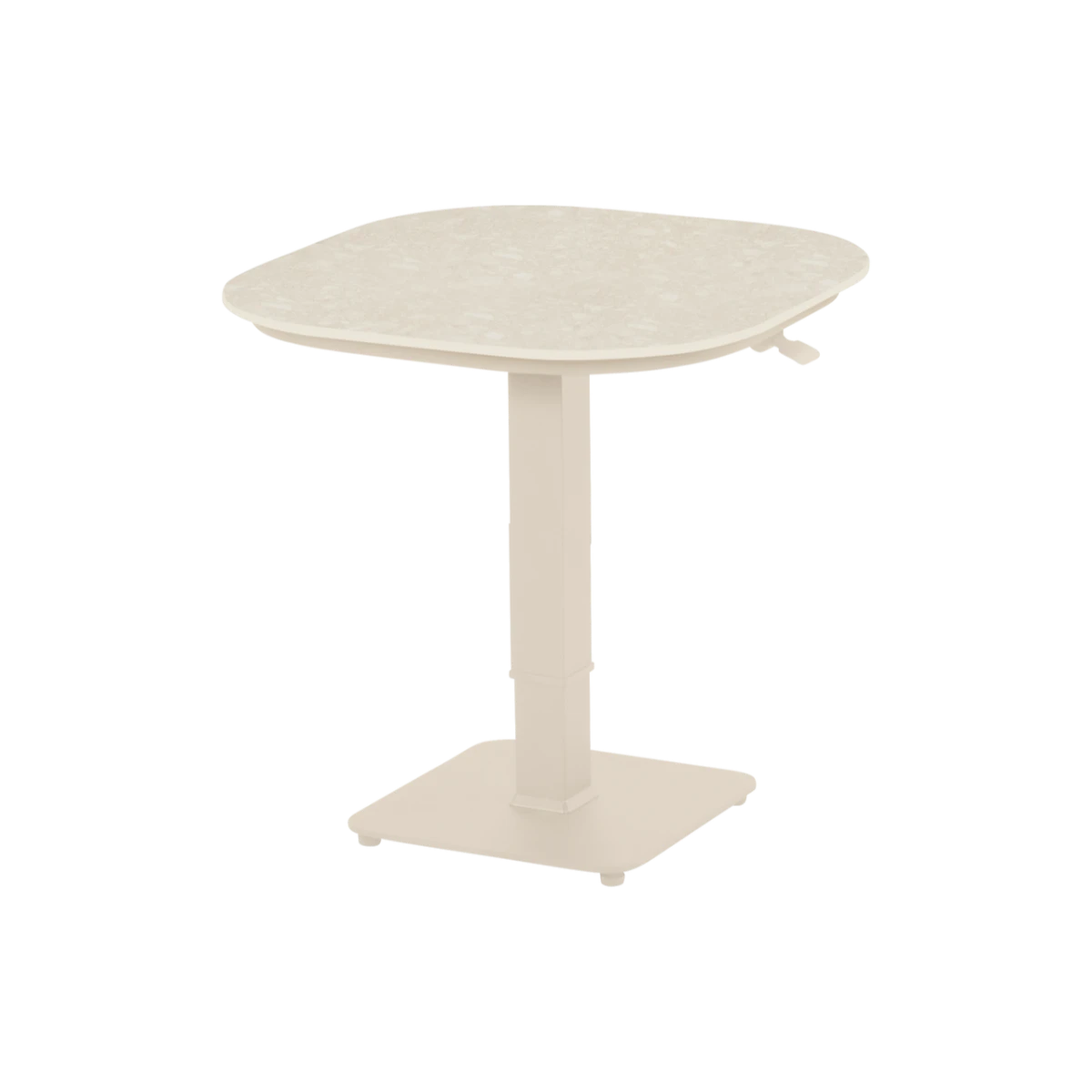 Hartman Hartman TUBB bistro table -70x70cm - height-adjustable - Sand Frame - Ceramic beige top