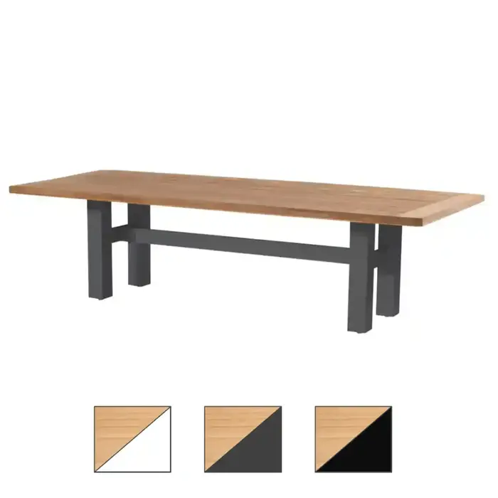Hartman Hartman HERON Table natural rustic teak 300x100cm - frame