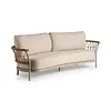 Tierra Outdoor Fresca Lounge 3-Seater Champagne - Navajo White - 214cm - TO-00995