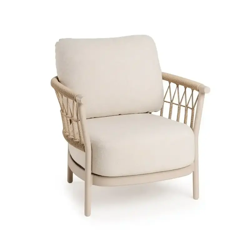 Tierra Outdoor Tierra Outdoor Fresca Lounge Chair Champagne - Navajo White - 79x80x68cm - TO-00993