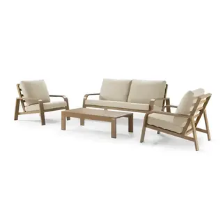 Callisto Callisto 4-Piece Bongo Lounge 2-Seater Sofa Set – Woodlook
