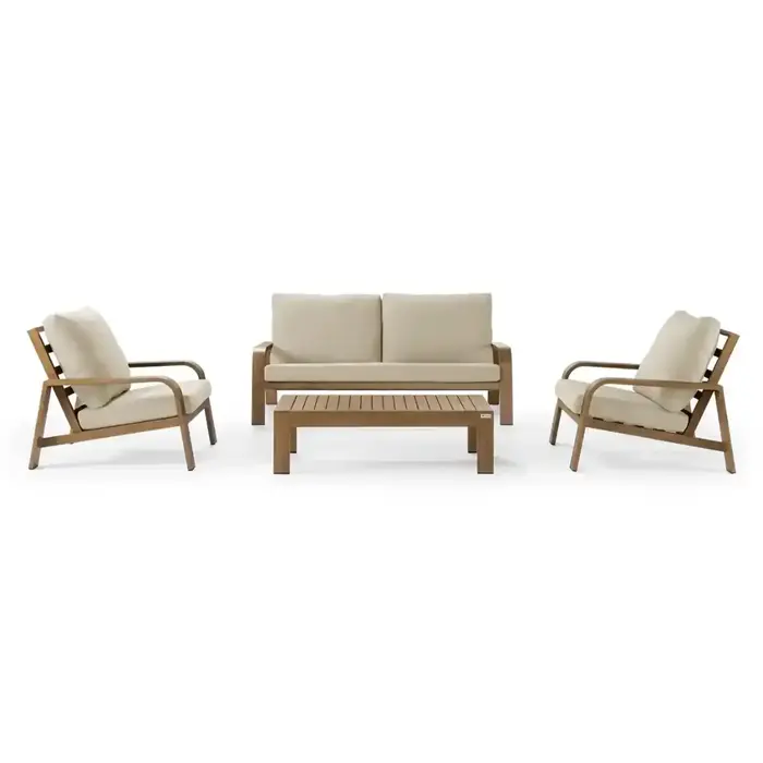 Callisto Callisto 4-Piece Bongo Lounge 2-Seater Sofa Set – Woodlook