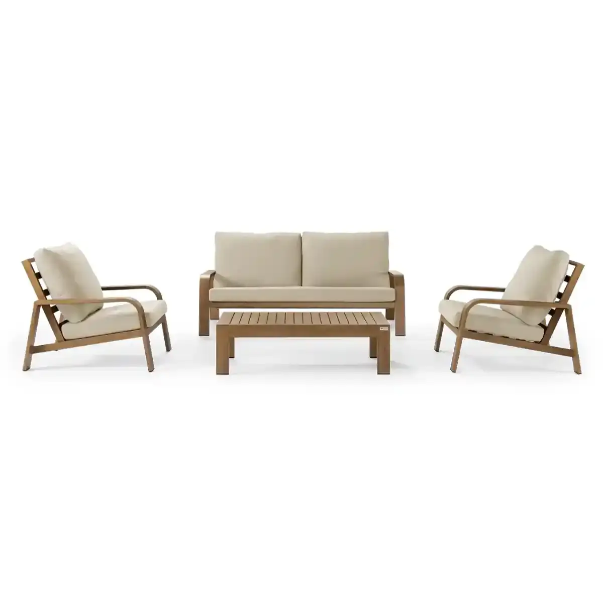 Callisto Callisto 4-Piece Bongo Lounge 2-Seater Sofa Set – Woodlook