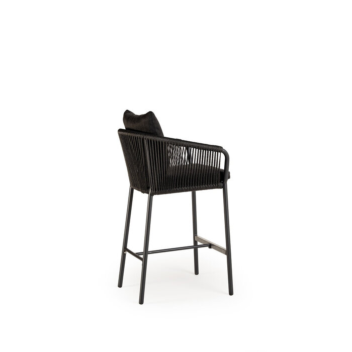 Tierra Outdoor Tierra Outdoor Fortaleza Bar Chair Black - TO-5595
