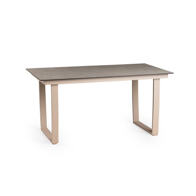 Tierra Outdoor Tierra Outdoor Liv Lounge Dining Table 150x90cm - Champagne - Ophira Trespa HPL - TO-01126
