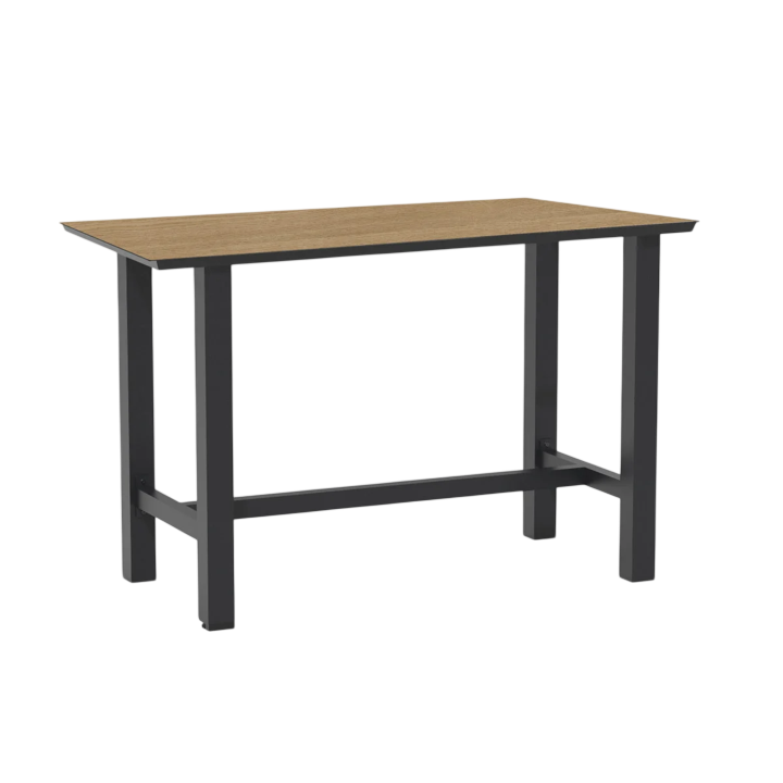 Tierra Outdoor Tierra Outdoor 5-delige barset  met fortaleza barstools - bartafel 150x80 met trespa Bergamo woodlook blad