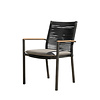 Callisto Amora diningchair alu - rope - incl. olefin cushion