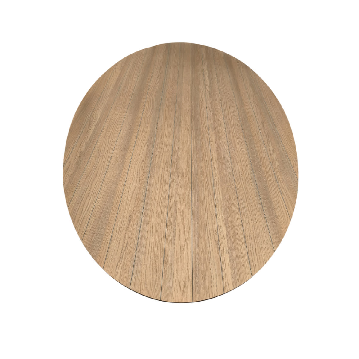 Tierra Outdoor Tierra Outdoor OBLONG Dining Table OVAL small 200x110 cm - Champagne frame - Bergamo stripe HPL top - TO-01379