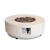 Happy Cocooning - fire pit - Estate round 76cm - travertin