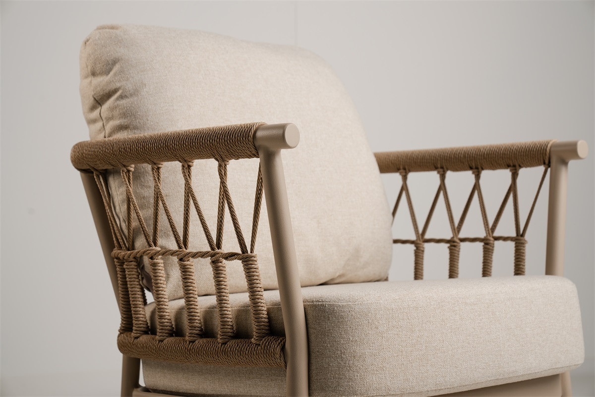 Tierra Outdoor Tierra Outdoor Fresca Low Dining Chair Champagne - Navajo White - TO-00991