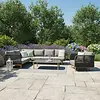 Hamilton Bay HUG loungeset +Chair Charcoal Grey  310*220*90*h75cm