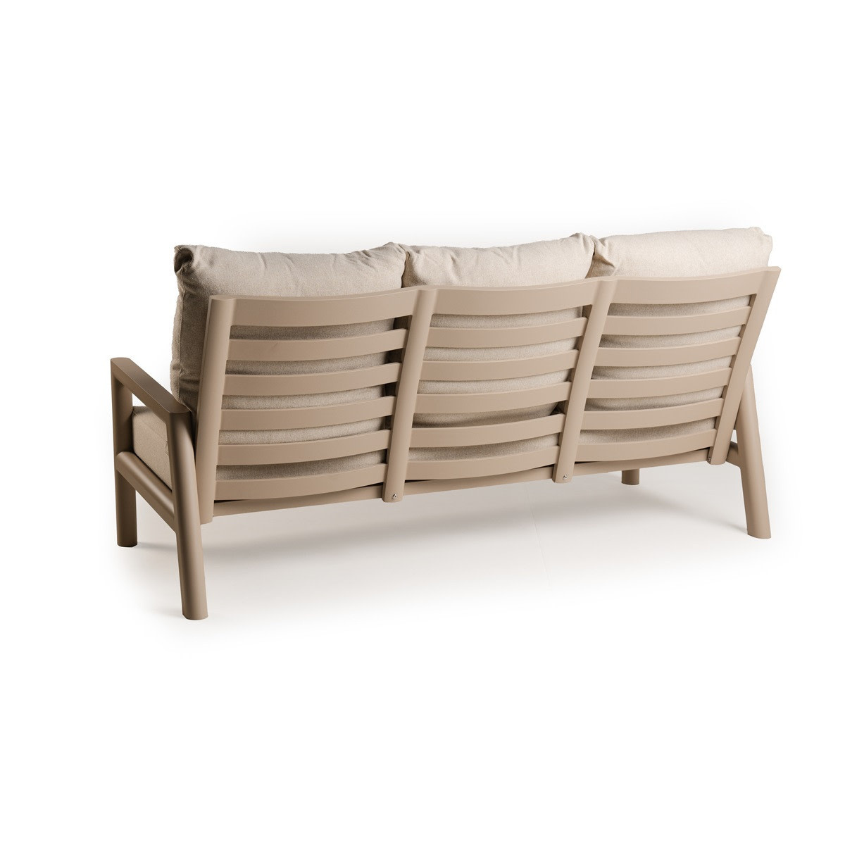 Tierra Outdoor Tierra Outdoor Sevilla Lounge Bench 3-Seater Champagne - Navajo White - TO-01019