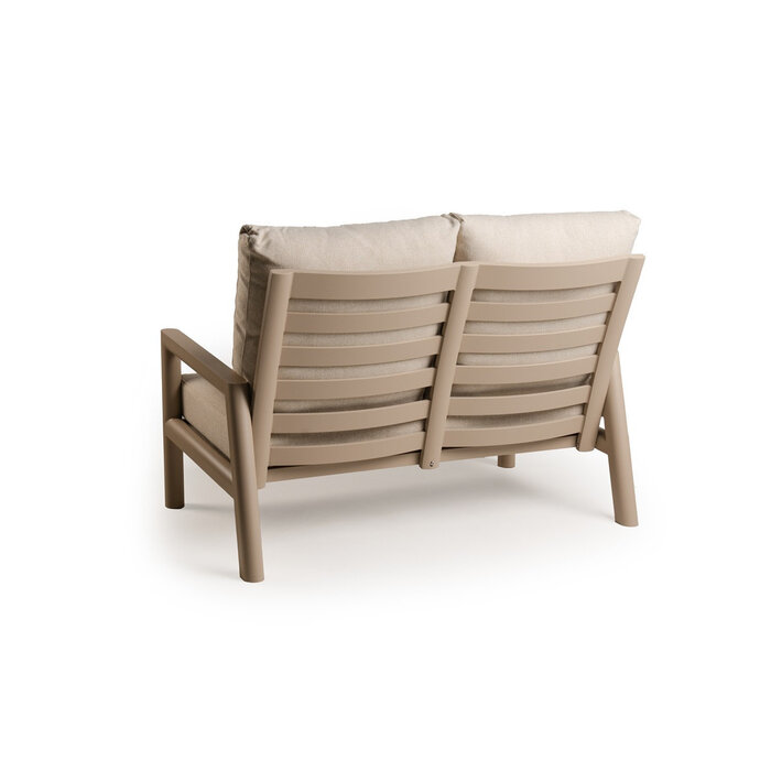 Tierra Outdoor Tierra Outdoor Sevilla Lounge Bench 2-Seater Champagne - Navajo White - TO-01018